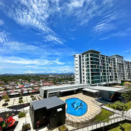 Ym Homestay Jazz Suite 1 Vivacity Megamall Kuching Exterior photo